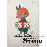 «Старинная открытка, роскошная, девочка…» — создано в Шедевруме