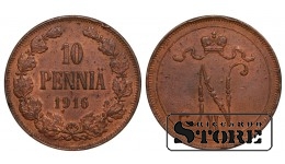 Финляндия 10 Пенни 1916