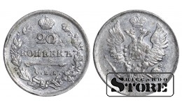 Vene Impeerium Aleksander I (1802 - 1825), 20 Kopikat 1813, Hõbe, SPB