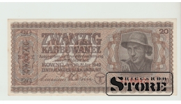 Украина, 20 карбованец, 1942 aUNC