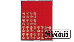 STANDARD Numismatic Box with 88 Round Cells for Coins up to 21.5 mm in Diameter