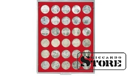 STANDARD numismatic box with 30 round compartments for coins up to 36 mm