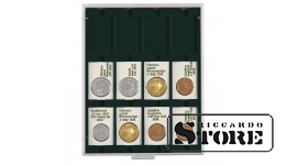 CARBO numismatic box with 12 rectangular compartments for REBECK COIN L frames 75 x 50 mm