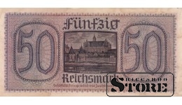 Saksamaa 50 Reichsmarki 1940-1945, Seeria D 1399767, XF+, P-R140