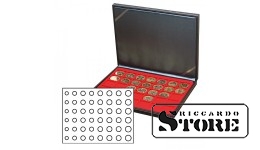 NERA M cassette with a light red tray for storing 6 annual sets of euro coins