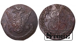 Rusijos Imperija, 5 kapeikos, 1775 metai, EM