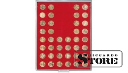 STANDARD Numismatic Box with 48 Round Compartments for Coins up to 24.25 mm in Diameter