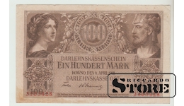 Vācija, 100 markas, 1918. gads, VF