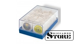 Plastic Box for 100 Coin Holders, Blue