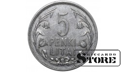 Литва Монета 5 пенки 1925