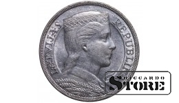 Latvian Republic Albert Kviesis (1930 - 1934), 5 lats 1931, Silver
