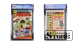 1976 m. Marvel Comics: THE DEFENDERS #35 CGC 7.5