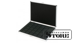 ALU Numismatic Case for Storing 30 Coins/Capsules up to Ø 38 mm with Black Tray - SPECIAL OFFER