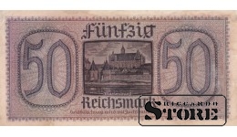 Saksamaa 50 Reichsmarki 1940-1945, Seeria D 1399772, XF+, P-R140