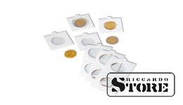 Coin holders, self-adhesive