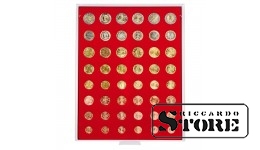 Numismatic box in STANDARD modification for 6 annual sets of euro coins.