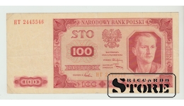 Польша, 100 злотых, 1948 VF