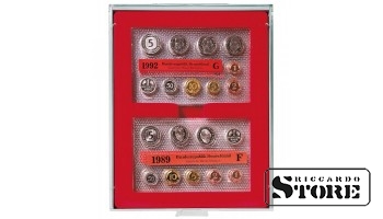 Collection Box STANDARD with 2 square compartments, each measuring 170 x 107 x 29 mm.