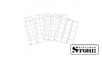 Assorted OPTIMA sheets (pack of 5)