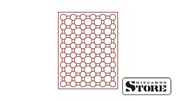 Numismatic box in RAUCHGLAS modification with 48 round slots for coin capsules with an external diameter of 26 mm.