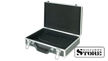 Large numismatic case without trays (for individual configuration).