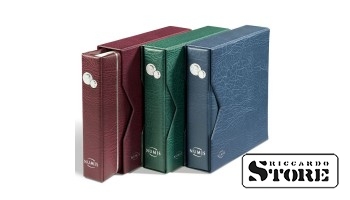 Coin album NUMIS, incl. slipcase, with 5 pocket sheets