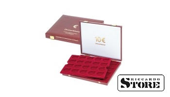 Luxus series box for storing 40 commemorative coins with a face value of 10 euros in capsules