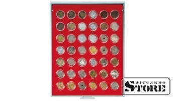 STANDARD Numismatic Box with 42 Round Cells for Coin Capsules with a Diameter of Up to 29.5 mm