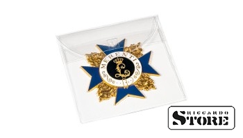 Protective Pocket for Medals, Medallions, and Decorations up to 90 mm, Pack of 50