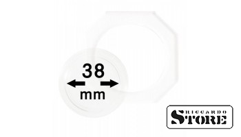 Monētu kapsulas OCTO sistēma 38 mm, komplektā 2 gabali