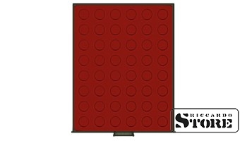 RAUCHGLAS Numismatic Box with 48 Round Cells for Coins up to 24.25 mm